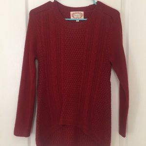 Red Knit Sweater
